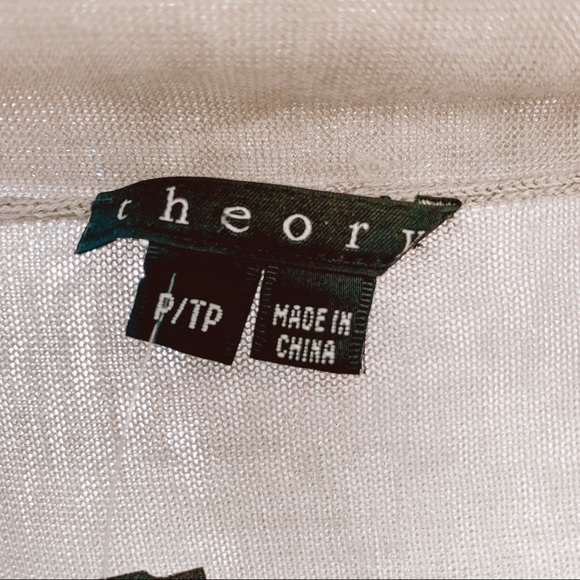 Theory Waterfall Cardigan - Picture 4 of 4